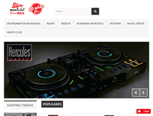Tablet Screenshot of musichall.com.py